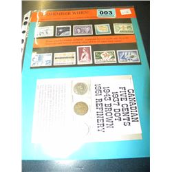 LOT OF STAMPS/CDN 1937/43/51 NICKELS