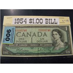 CDN 1954 DOLLAR BILL