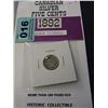 Image 1 : CDN SILVER NICKEL 1892