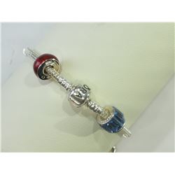 Sterling Silver Pandora Style Bracelet.............. (33)