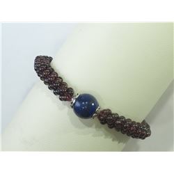 Garnet And Lapis Lazuli Bracelet. Insurance Value $470 (38)