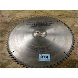 TCT SAWBLADE 305X 25.4X2.6-80T MAX 6000 RPM