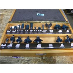 NEW 19 PC MASTERCRAFT ROUTER BIT SET