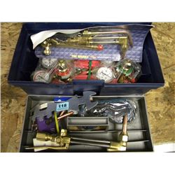 TOOL BOXES OF ACY/OXY TORCHES AND GAGES