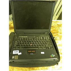 IBM THINKPAD WITH CHARGER AND CASE