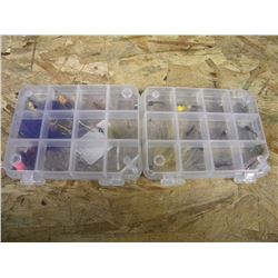 2 BOXES OF FLY FISHING FLIES