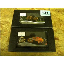 2 COLLECTIBLE FOLDING POCKET KNIVES