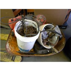 WHEELBARROW AND CONTENTS