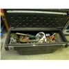 Image 1 : PLASTIC BLACK TOOLBOX AND CONTENTS