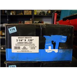 BOX OF 3/4" X .120 FULL ROUND HEAD WIRE COIL NAILS