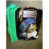 Image 1 : LARGE TUB OF MISC ELECTRONICS AND CHARGERS
