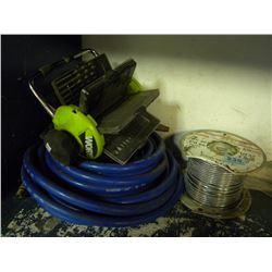 ROLL OF SOLDER WIRE/AIR LINE/WORX DRILL BIT SET