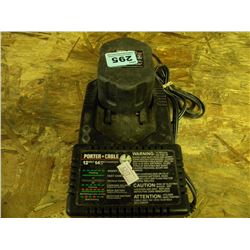 PORTER CABLE CHARGER WITH BATTERY