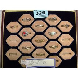 11 ASSORTED RINGS