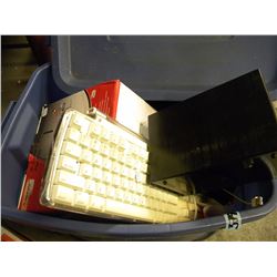 LARGE TUB OF MISC KEYBOARDS/DRILLS
