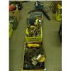Image 1 : 5 CRATES AND BUCKETS OF TOOLS/HOOKAH PIPES/BIKE RACK