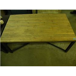 RECLAIMED WOOD COFFEE TABLE