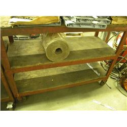 3 TIER STEEL ROLLING CART