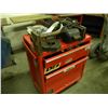 Image 1 : DRILL PRESS AND ROLLER TOOL CABINET AND CONTENTS '