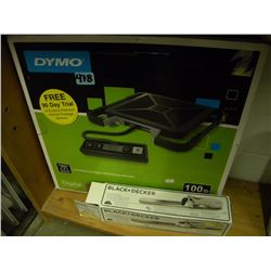DIGITAL SHIPPING SCALE/BLACK AND DECKER ELECTRIC KNIFE