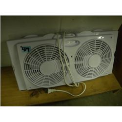 DUAL WINDOW FAN