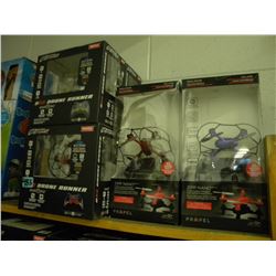 4 DRONE RUNNERS/4 HIGH PERFORMANCE DRONES