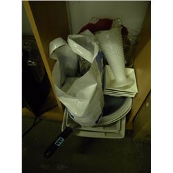 LOT OF SHELF AND KITCHENWARE