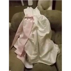 BRIDES MAIDS DRESS - WITHPINK RIBBON