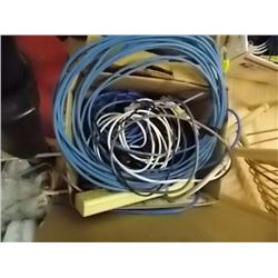 BOX OF INTERNET CABLES - 2 TTL