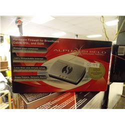 NEW ALPHA SHEILD HARDWARE FIREWALLS