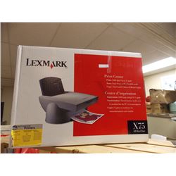 LEXMARK PRINTER, SCANNER, COPIER - X75