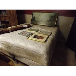 KING MATTRESS - DAMAGED - AS-IS