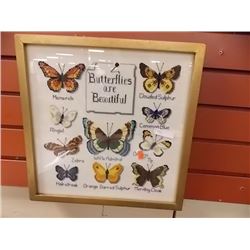 FRAMED PETTI POINT  - BUTTERFLY