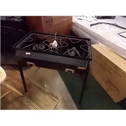 AUTO IGNITION 2 BURNER PROPANE COOKER - IN BOX