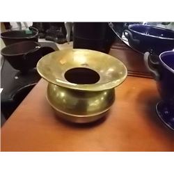 BRASS ENAMEL COATED STRAINER - BLUE