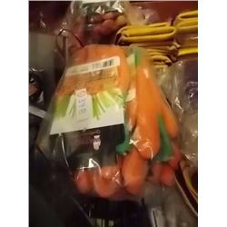 LATEX GLOVES - CARROT TOPS - SMALL - 6 PER LOT