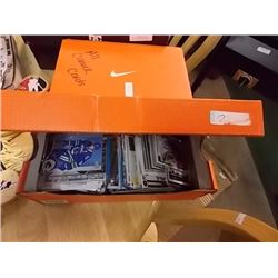 BOX OF HOCKEY CARDS - ALL CONUCKS - 2 TTL
