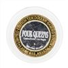 Image 1 : .999 Silver Four Queens Hotel and Casino Las Vegas $10 Casino Gaming Token Limit