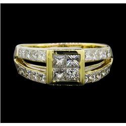18KT Yellow Gold 1.96ctw Diamond Ring