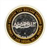 Image 1 : .999 Silver Aladdin Resort and Casino $10 Casino Gaming Token Limited Edition