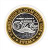Image 2 : .999 Silver Riviera Hotel and Casino $10 Casino Gaming Token Limited Edition