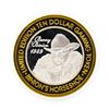 Image 2 : .999 Silver Binions Horseshoe Las Vegas $10 Casino Gaming Token Limited Edition