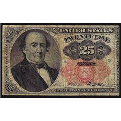 Twenty-Five Cents 5th Issue Fractional Currency Note