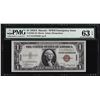 Image 1 : 1935A $1 Silver Certificate Emergency Hawaii Note PMG CU 63EPQ