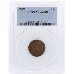 1899 Indian Head Penny PCGS MS64BN