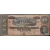 Image 1 : 1864 $10 Confederate States of America Note