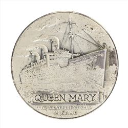 Medalic Art Co. Queen Mary The Stateliest Ship in Being Silver Medal 3.55 Troy O
