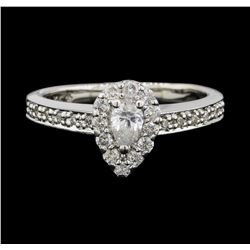 14KT White Gold 0.50ctw Diamond Ring