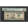 Image 1 : 2009 $10 Federal Reserve Note Chicago RARE Serial Number PMG Superb Gem Unc 67EP