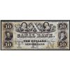 Image 1 : 1800s $10 Canal Bank of New Orleans Obsolete Bank Note